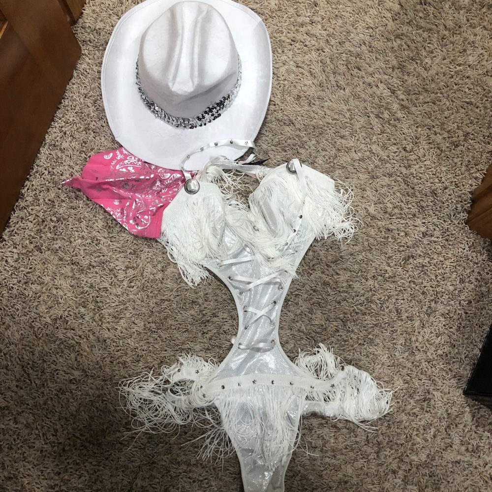 Victoria Secrets Large Cowboy Outfit